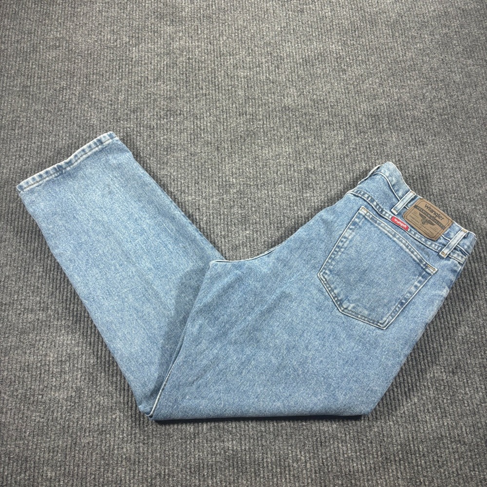 Wrangler Jeans Mens 38x30 Blue Relaxed Fit 97601SB Medium Wash Denim